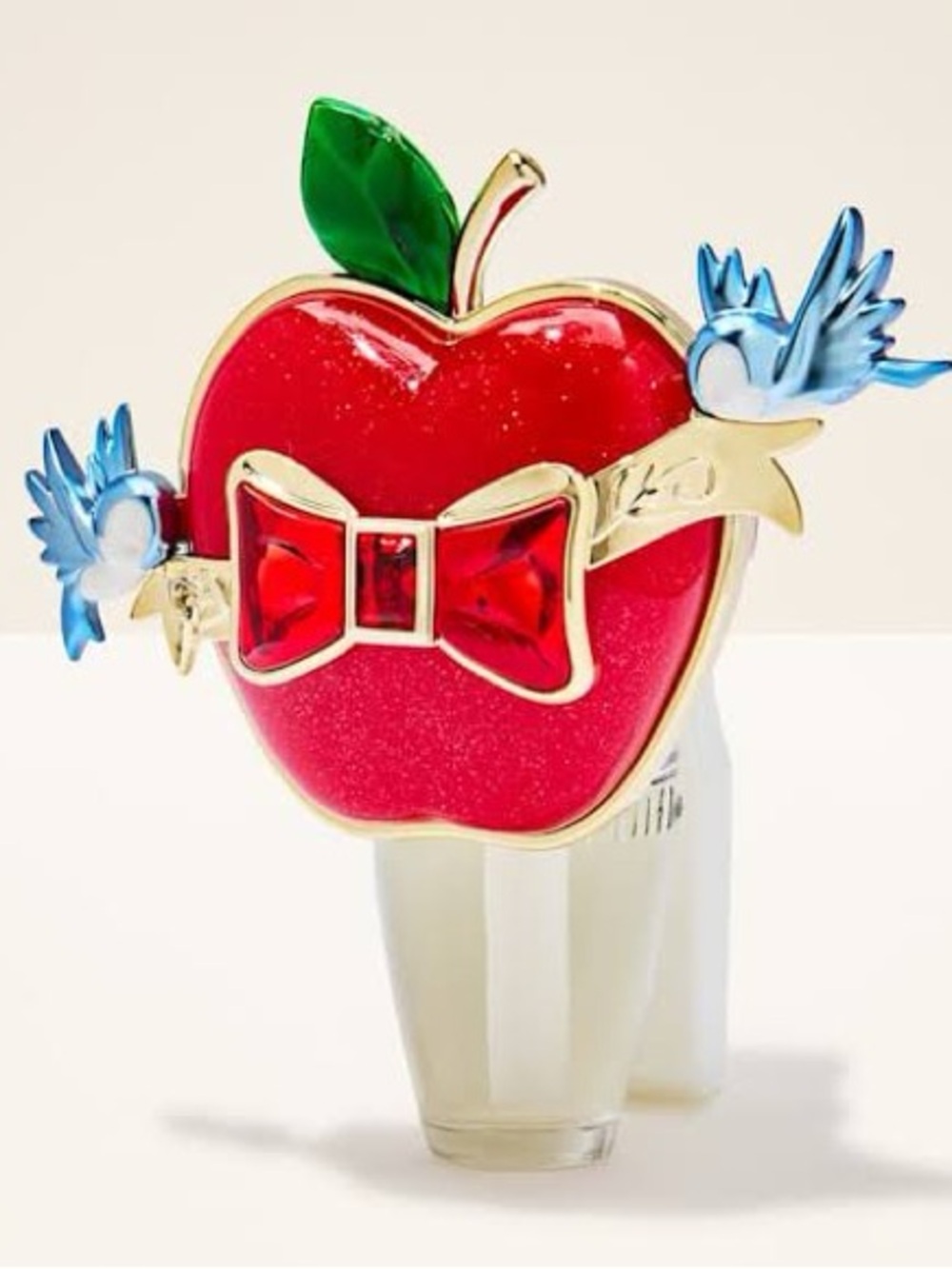 Snow White Nightlight & Wallflowers Fragrance Plug Apple Red & Gold Decorative